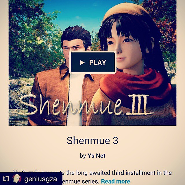#Repost @geniusgza ・・・ So this just happened. Backed. #shenmue #shenmue3 #kickstarter