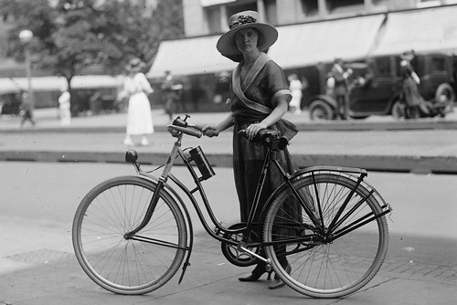 Times Girl With Bike 1921 ©  Michael Neubert