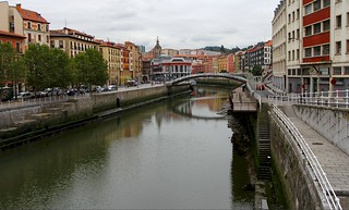Bilbao, Spain - the river Nervión
