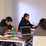 Students during the Writing Workshop.