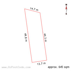 129 Antill Street, Downer 2602 ACT land size