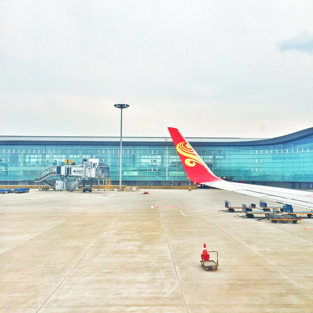 : Shanghai airport.