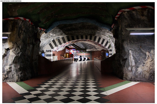 Stockholm. Tunnelbana Kungstr
