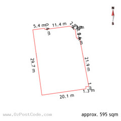 121 Antill Street, Downer 2602 ACT land size