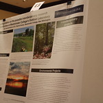 Environmental science capstone poster presentations.