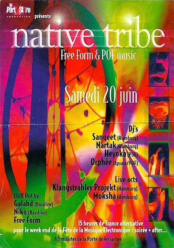 Patrice Heyoka - Flyer 20/06/1998 Pof Music & Free Form "Native Tribe" (Paris) <a style="margin-left:10px; font-size:0.8em;" href="http://www.flickr.com/photos/110110699@N03/23494222026/" target="_blank">@flickr</a>