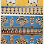 wonderen der oudheid II,1925 ill   Nimrud  paleisdecoratie a