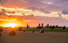 Sunset on the Countryside