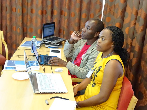 Juliah Khayeli from Jomo Kenyatta University of Agriculture and Technology, Kenya a participant of the Advanced  Bioinformatics Workshop 2015