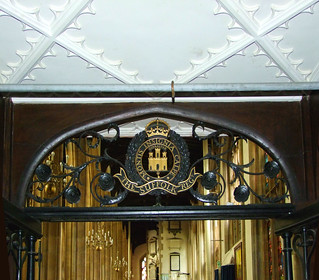 ironwork and ceilure by Ninian Comper, 1935