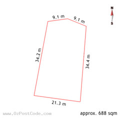 39 Cotton Street, Downer 2602 ACT land size