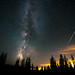 perseid and the milkyway