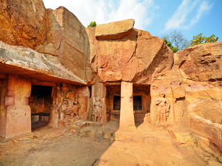 India - Odisha - Bhubaneswar - Udayagiri Caves - Cave 1 (Rani Gumpha or Queen´s Cave) - 30