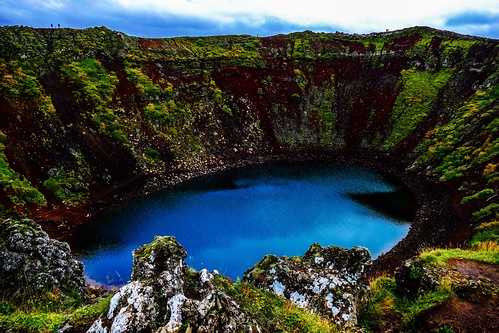 Kerid caldera, crater in South West Iceland ©  specchio.nero
