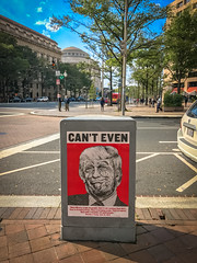 2016.10.24 Can't Even Poster - Donald Trump, Washington DC USA 3268