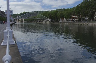 Bilbao, Spain - the river Nervión