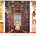 wonderen der oudheid I, 1925, ill  Karnak  tempel reconstructie