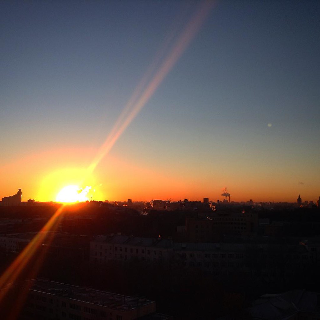 :    - #moscow #dusk #sunrise #skyline #clarity #morning