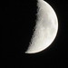 This evening's moon
