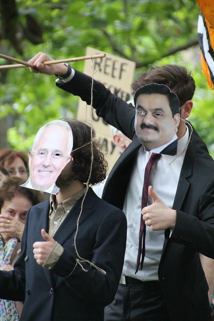 Gautam Adani playing puppetmaster with Turnbull - Reef not Coal