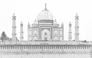 India - Uttar Pradesh - Agra - Taj Mahal - 16cc