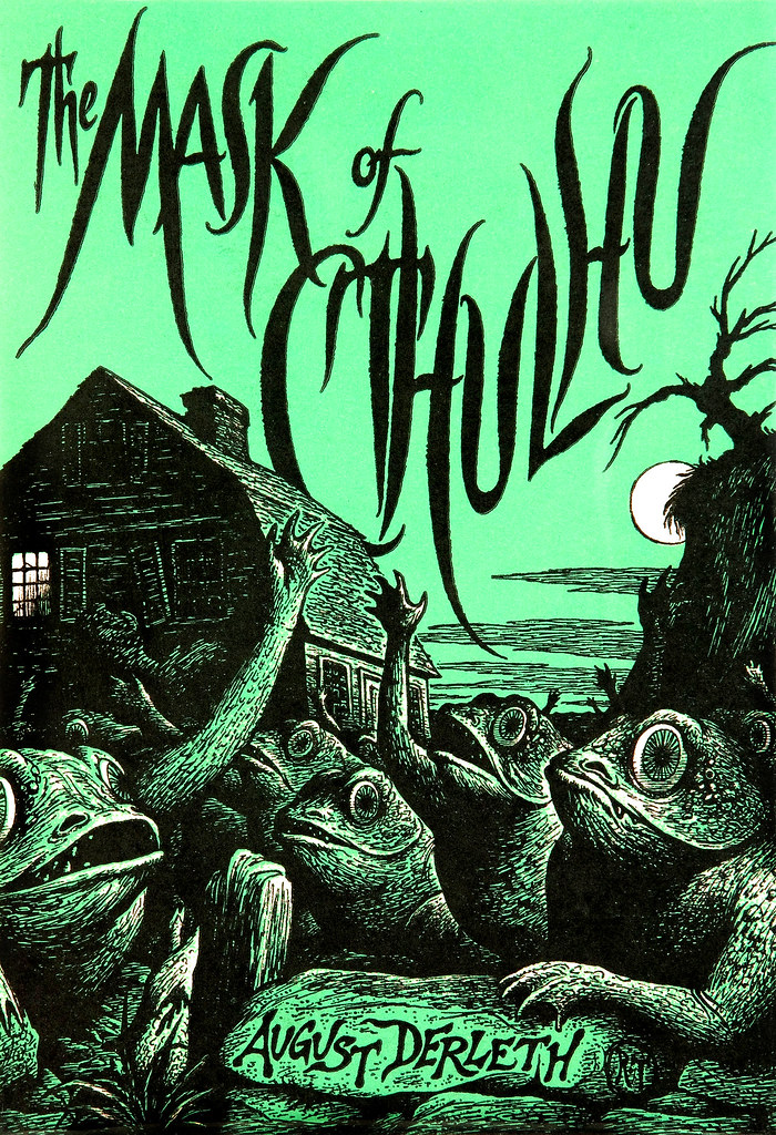 Richard Taylor (Cover Illustration) August Derleth The Mask of Cthulhu (Arkham House, 1958)
