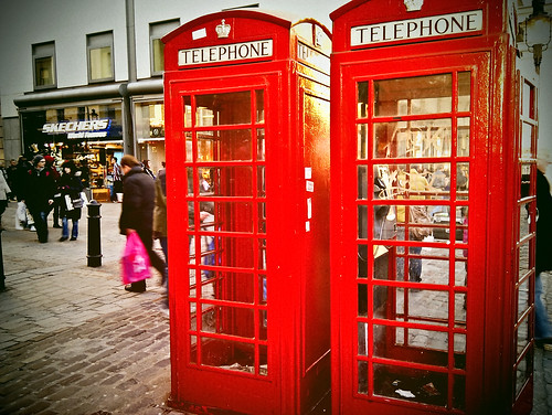 Two Telephone Boxes
