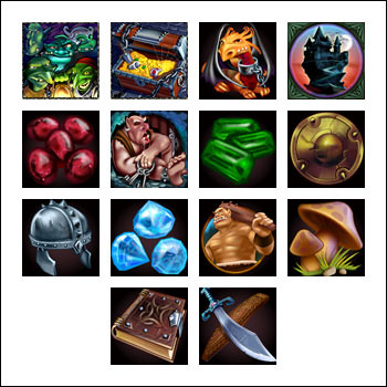 free Goblin’s Treasure slot game symbols