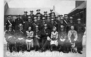 A.R.P. Wardens during the Second World War in Moston. (GB124.DPA/261/10).