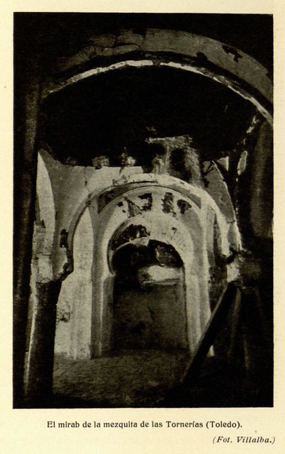 Mezquita de Tornerías, publicada en 1914, el mirab, Fot. Villalba
