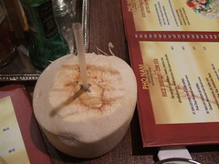 Fresh young coconut