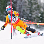 Stephanie Gartner, Fernie Alpine Ski Team, who finished 1st in BOTH K2 girls' races Jan 8th. PHOTO CREDIT: Steve Hilts freshshots.ca