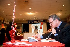 Rep. Rob Andrews makes fundraising calls at Super Sunday 2011