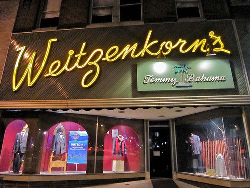 Weitzenkorn's Men's Store Neon Sign Pottstown PA