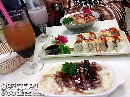 Our dinner at Bubble Tea in SM The Block - CertifiedFoodies.com