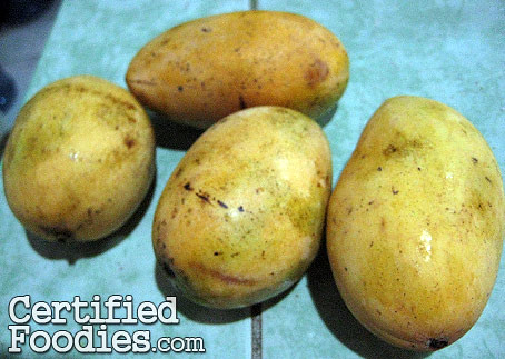 Ripe mangoes I used for my Mango Honey Chicken dish - CertifiedFoodies.com