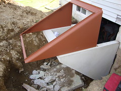 Bulkhead top during installation