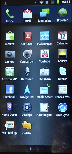 MWC 2011 Cмартфоны Acer — Iconia и другие