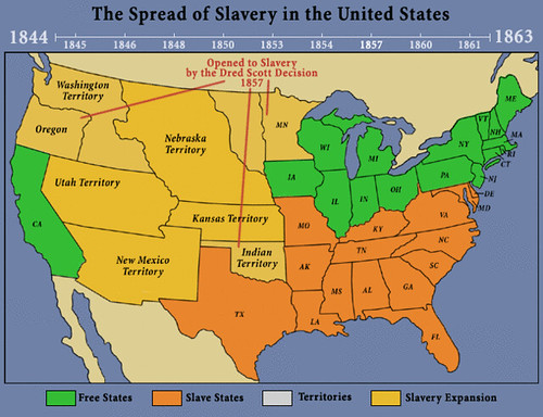 slavery in 1857