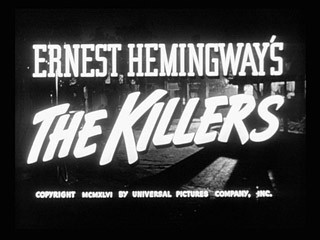 the killers - 1946