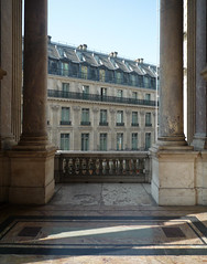Garnier's Paris Opéra Exterior Balcony Toward the Rue Auber