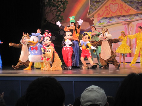 Disney Characters on Stage