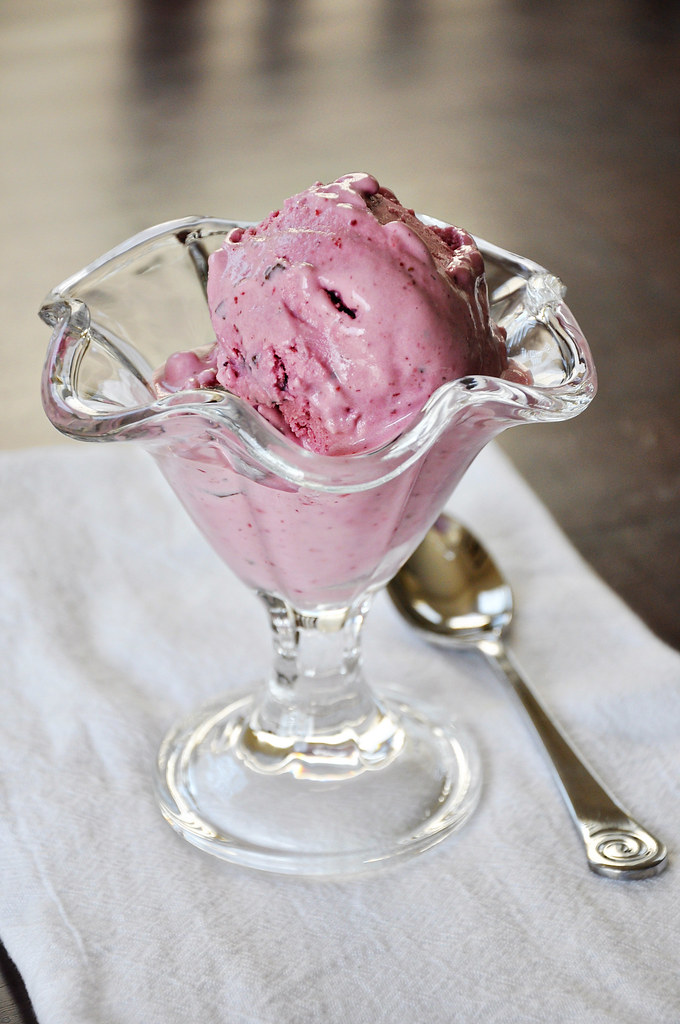 Purple Cow (Blackberry) Frozen Yogurt