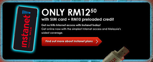 Instanet Prepaid Pack for only RM12.50