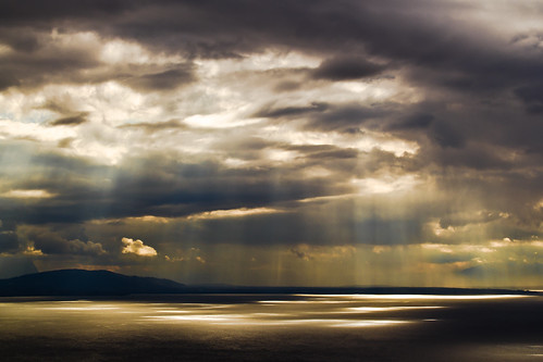 Sun vs Clouds - Lake Geneva, Switzerland