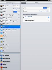 VPN-Konfiguration (BlackVPN auf dem iPad) 5/5