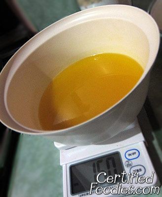 We mistakenly softened 2 sticks of butter so we had to weigh it - CertifiedFoodies.com