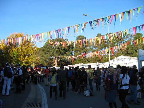 Flags at National Folk Festival