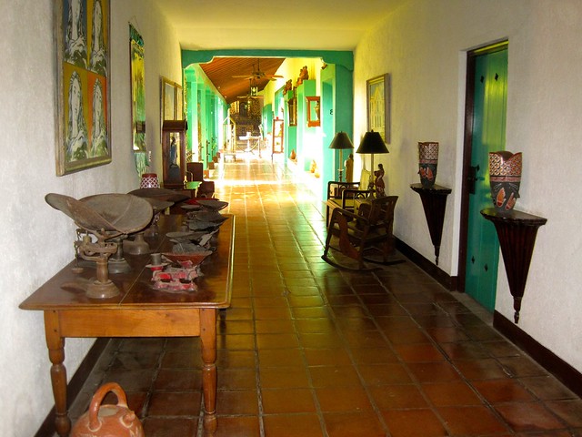 corridor from a hotel in nicaragua