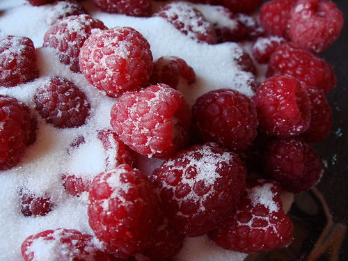 Raspberries To Plump
